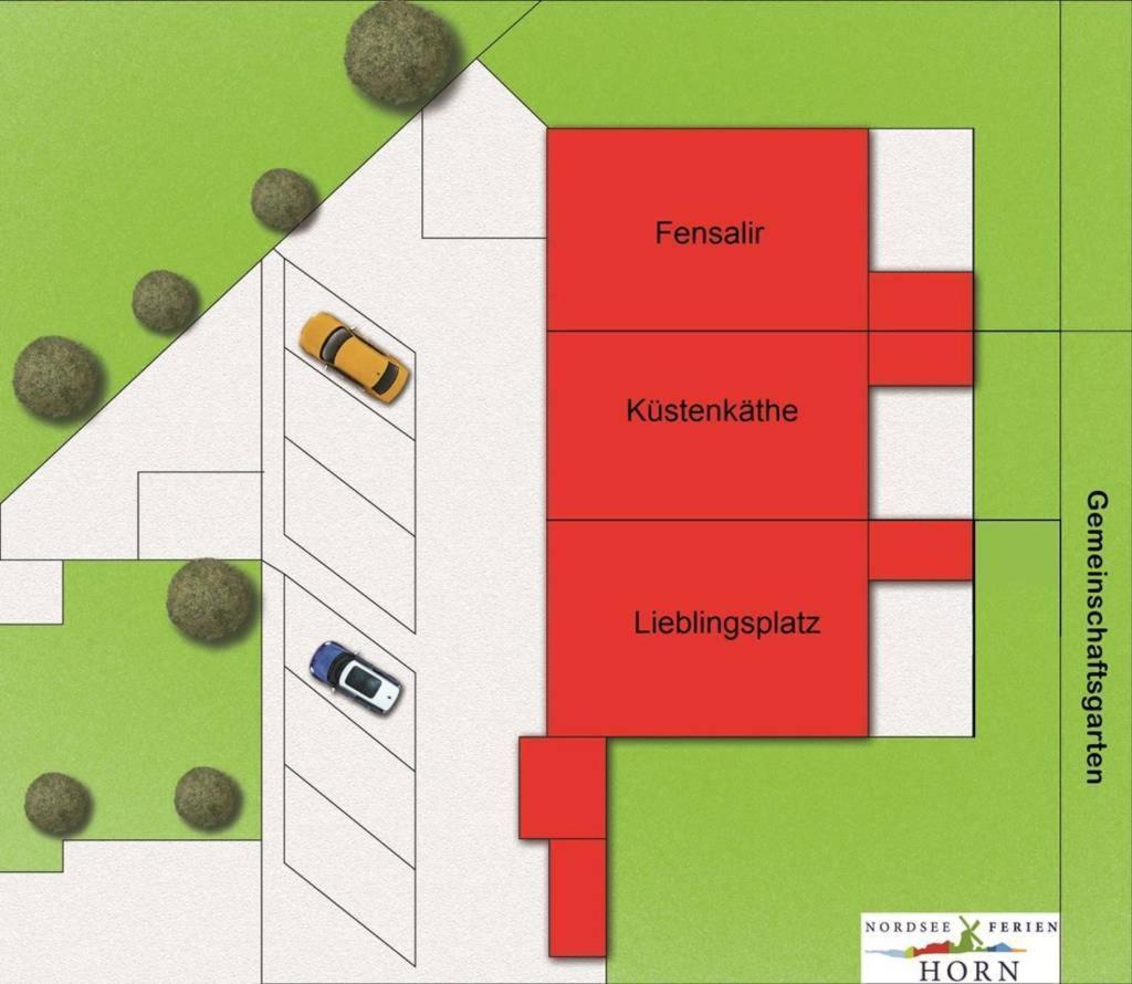 Küstenkäthe Dornumersiel Exterior foto